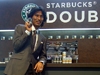 「スターバックス ダブルショット」体験イベントに出席した中澤佑二選手